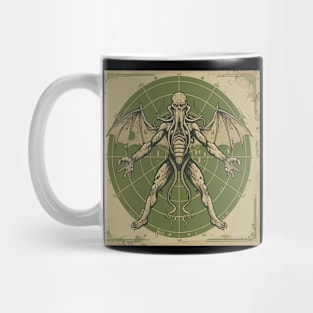 vitruvian cthulhu Mug